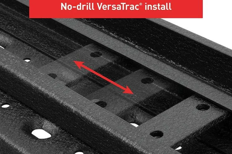 Aries 2055521 2017-2023 Ford F250/F350/F450 Super Duty RidgeStep 6 1/2" X 85" Black Steel Running Boards