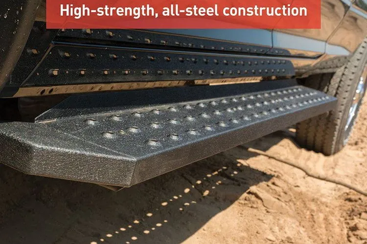 Aries C2891 1999-2019 Ford F250/F350/F450 Super Duty RidgeStep 6 1/2" X 91" Black Steel Running Boards